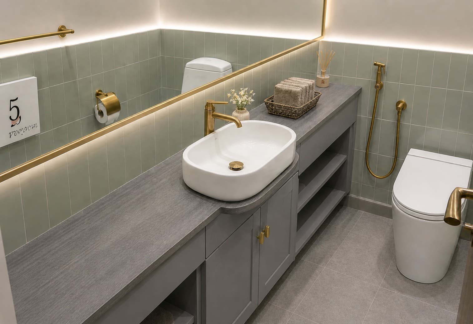 Luxury Washroom Transformation After